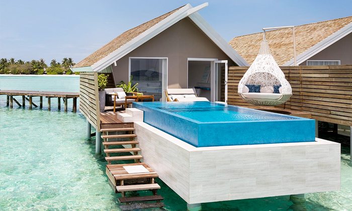 Romantic Pool Water Villas maldivas